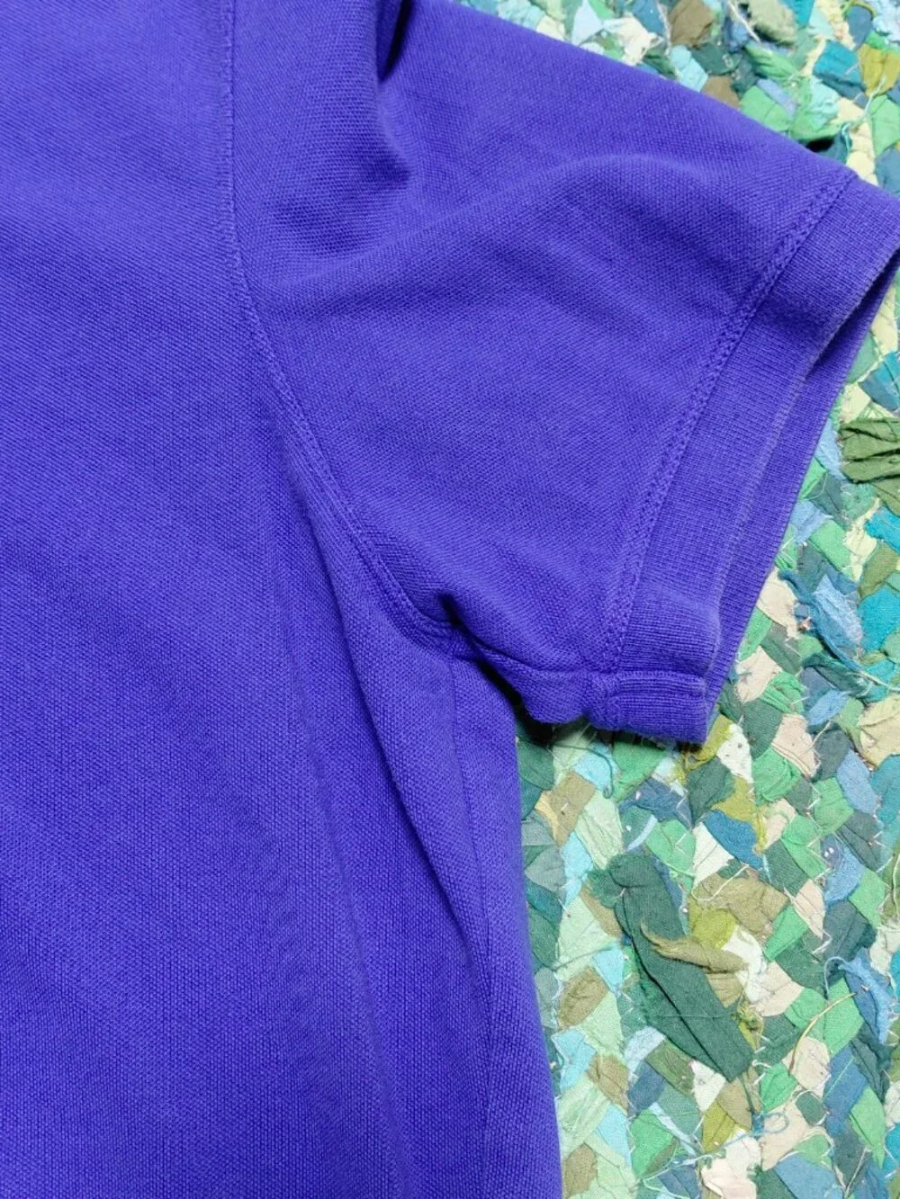 Banana Republic royal blue short sleeve polo shirt.